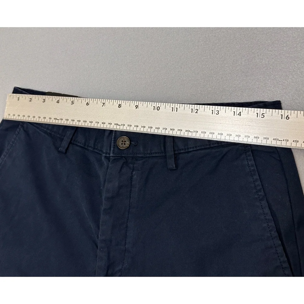 Banana Republic Lived-In Chino Men 31x32 (32x31) Blue Slim Fit Tapered Pants $70
